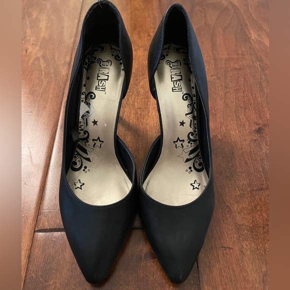 Black leather pumps size 7 - Picture 7 of 7